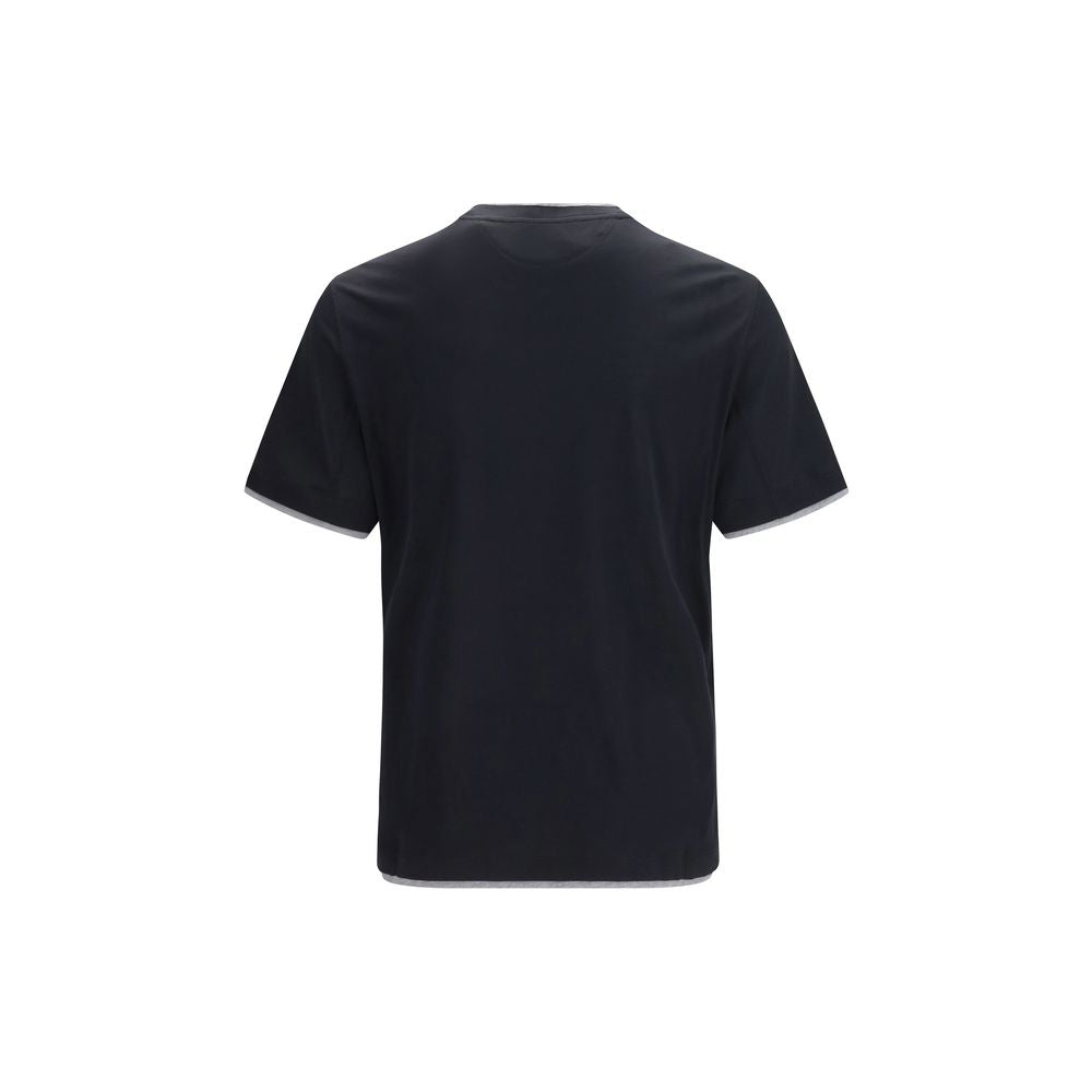 Black Silk T-Shirt