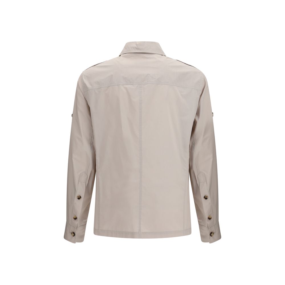 Beige Cotton Coat