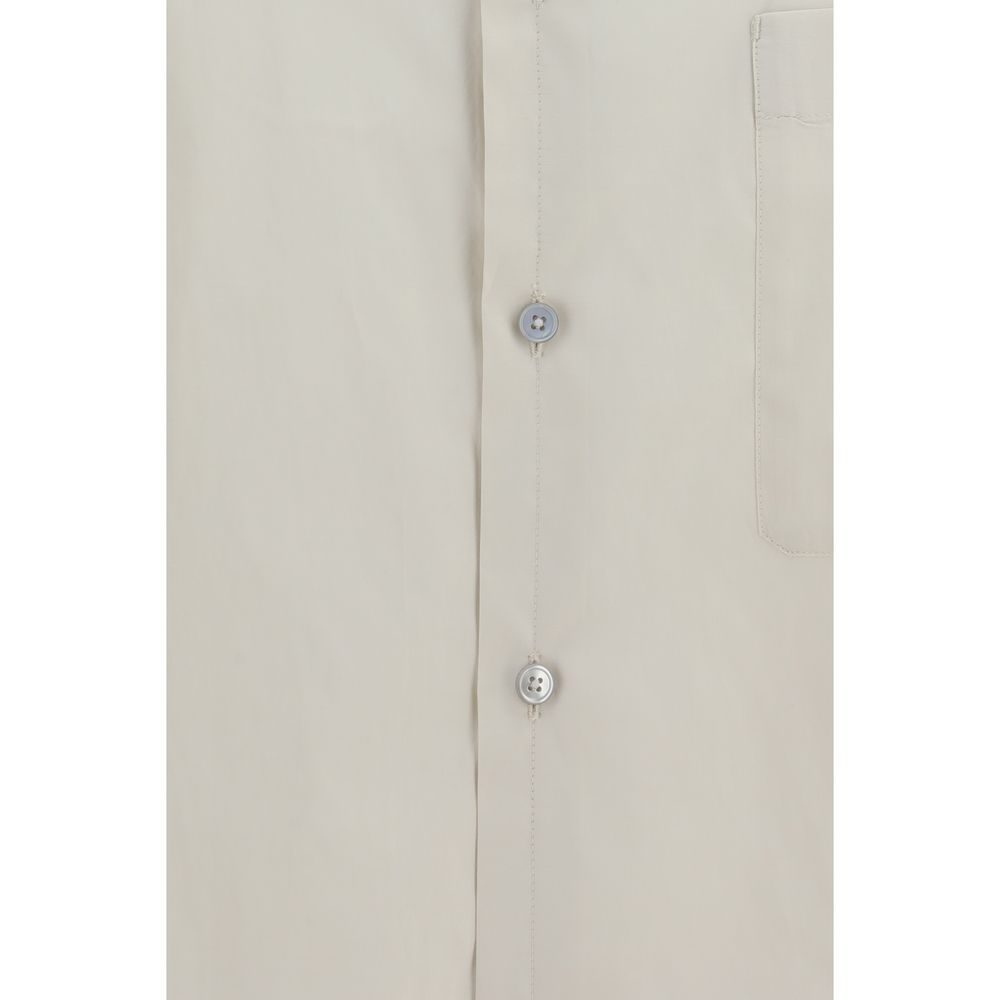 Beige Cotton Shirt