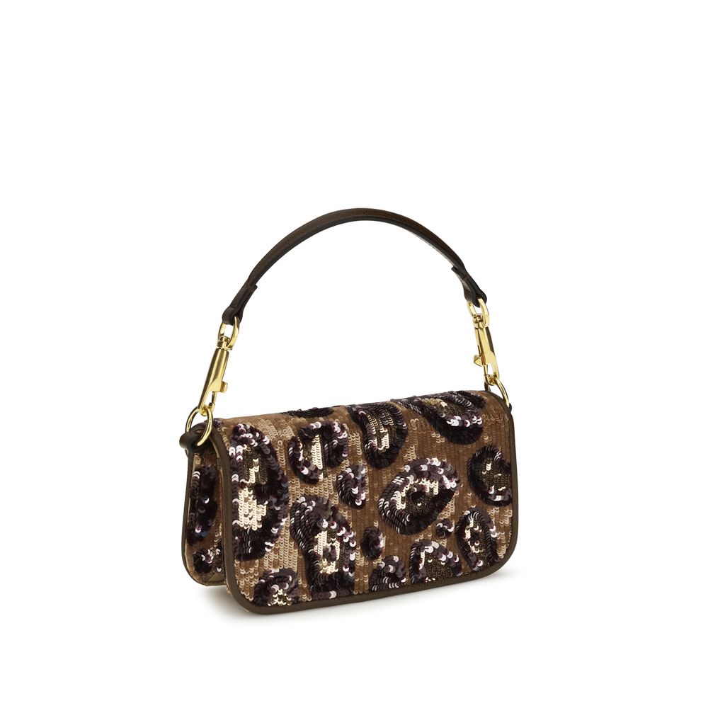 Multicolor Silk Shoulder Bag