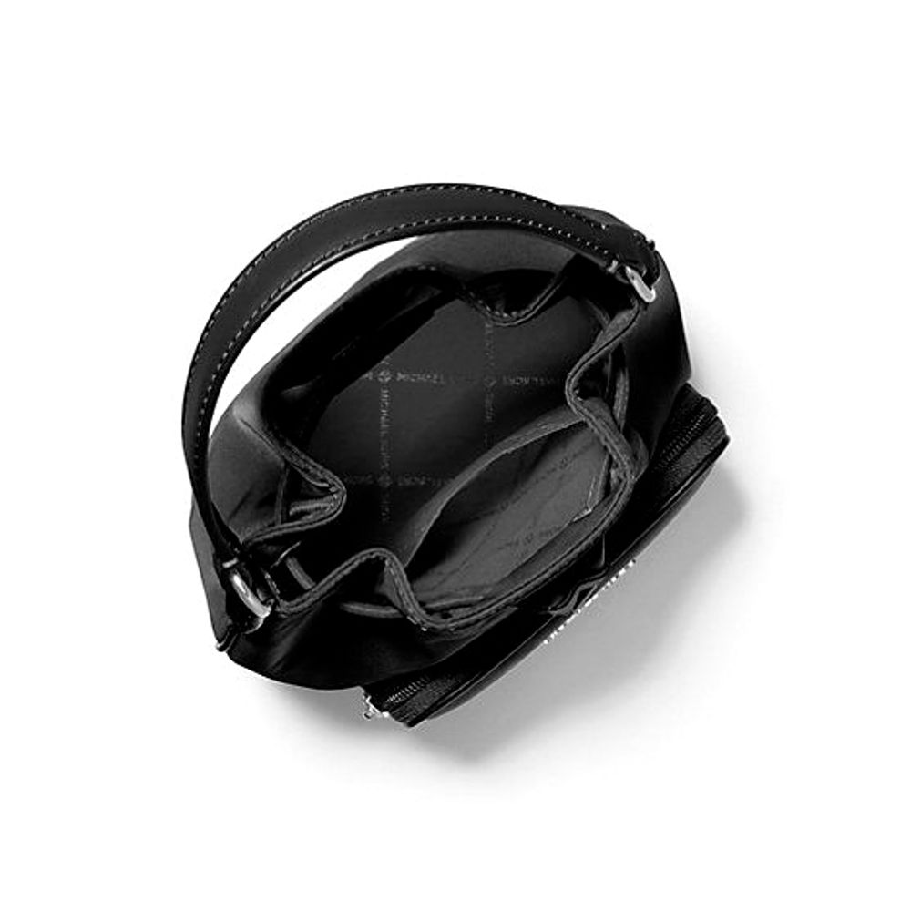 Black Nylon Backet Bag