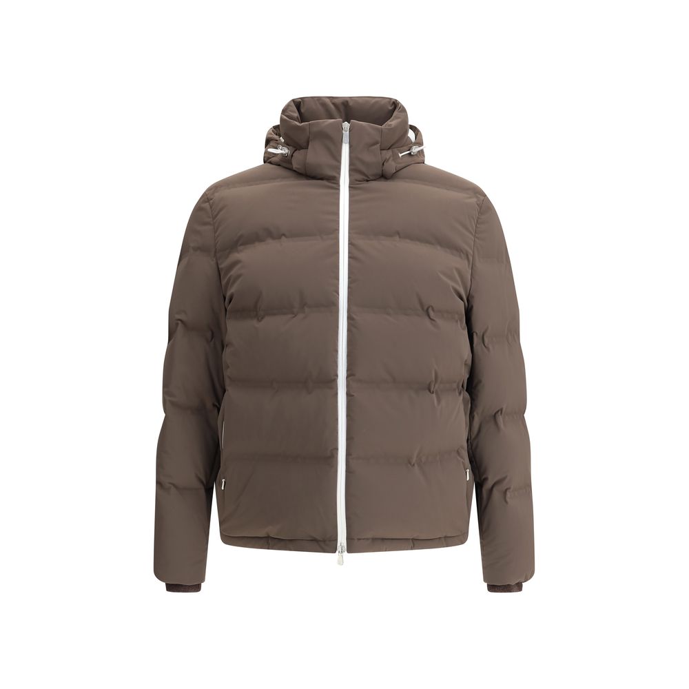 Brown Polyamide Coat