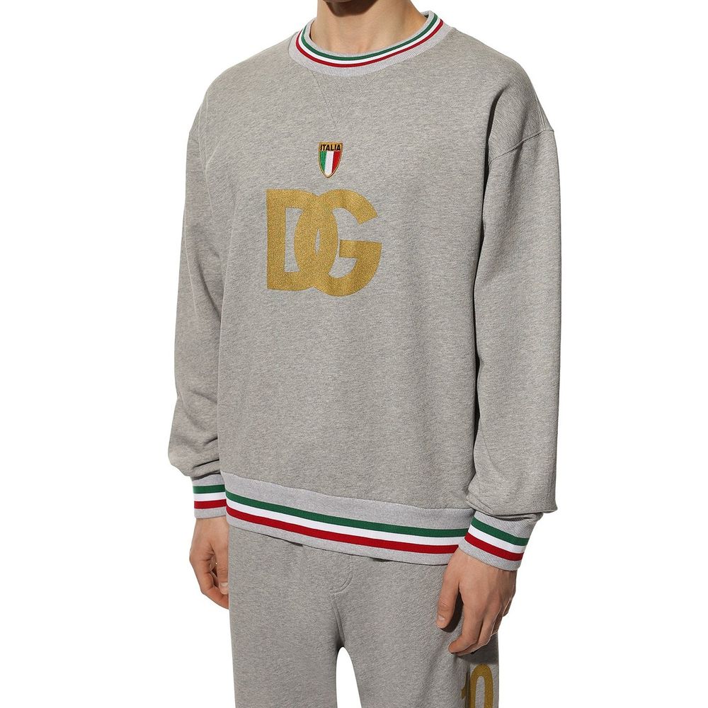 Gray Cotton Sweatshirt