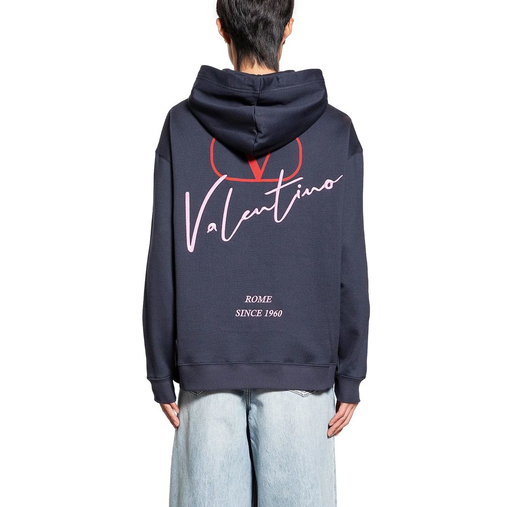Blue Cotton Sweatshirt
