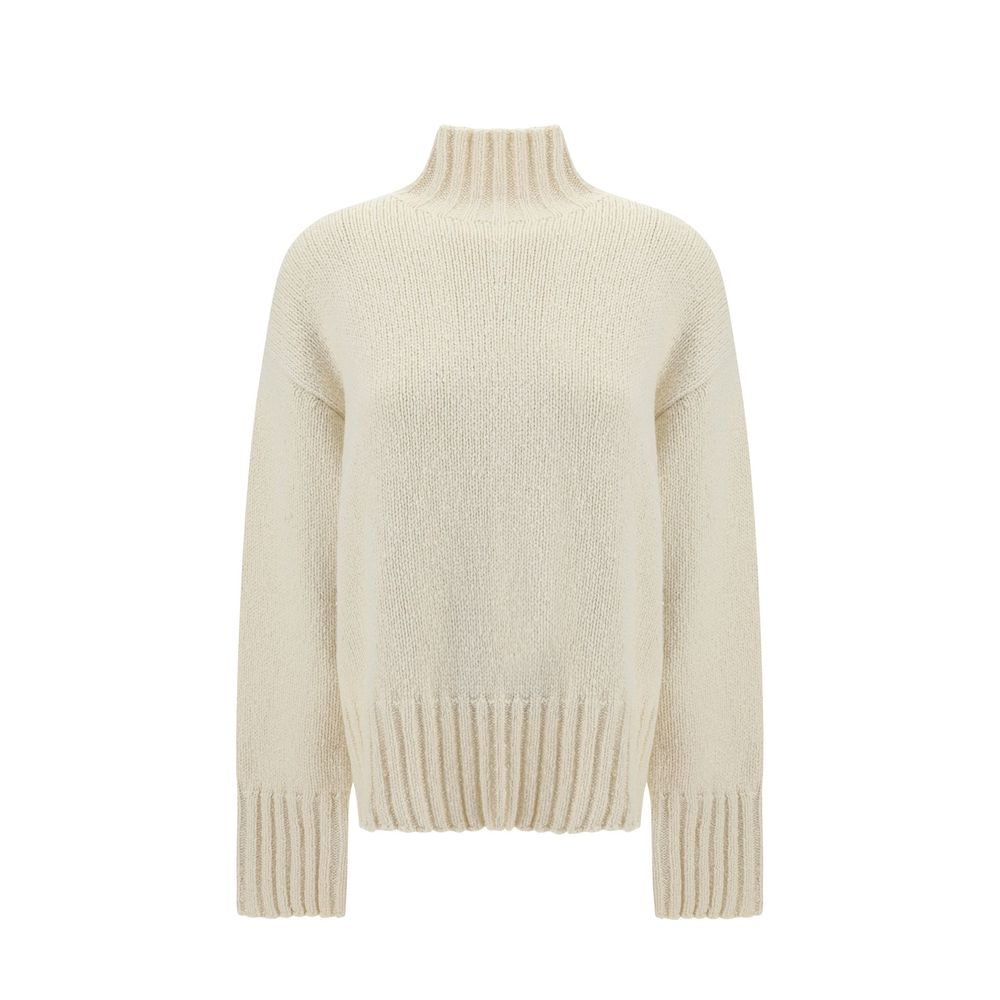 White Silk Sweatshirt