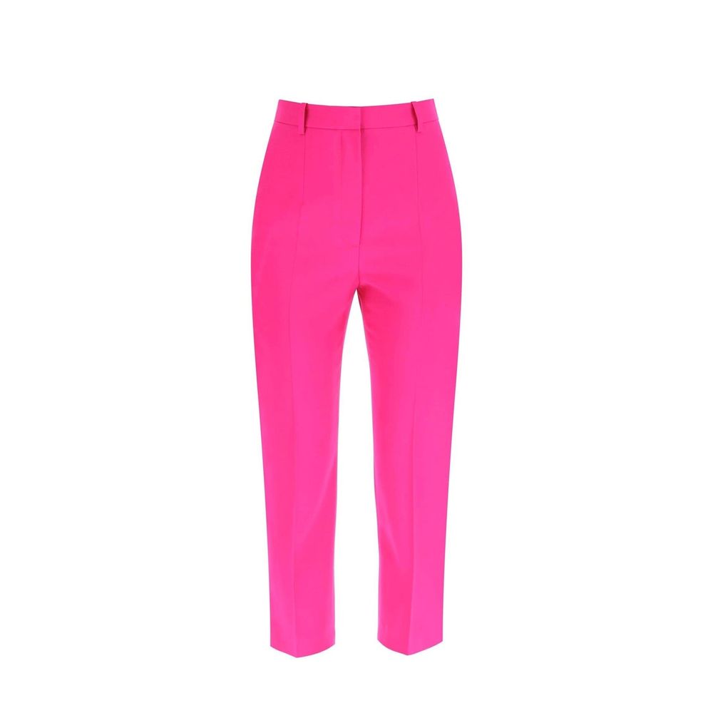 Multicolor Wool Cropped Pants