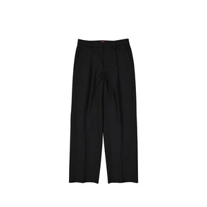 Black Silk Flared Pants
