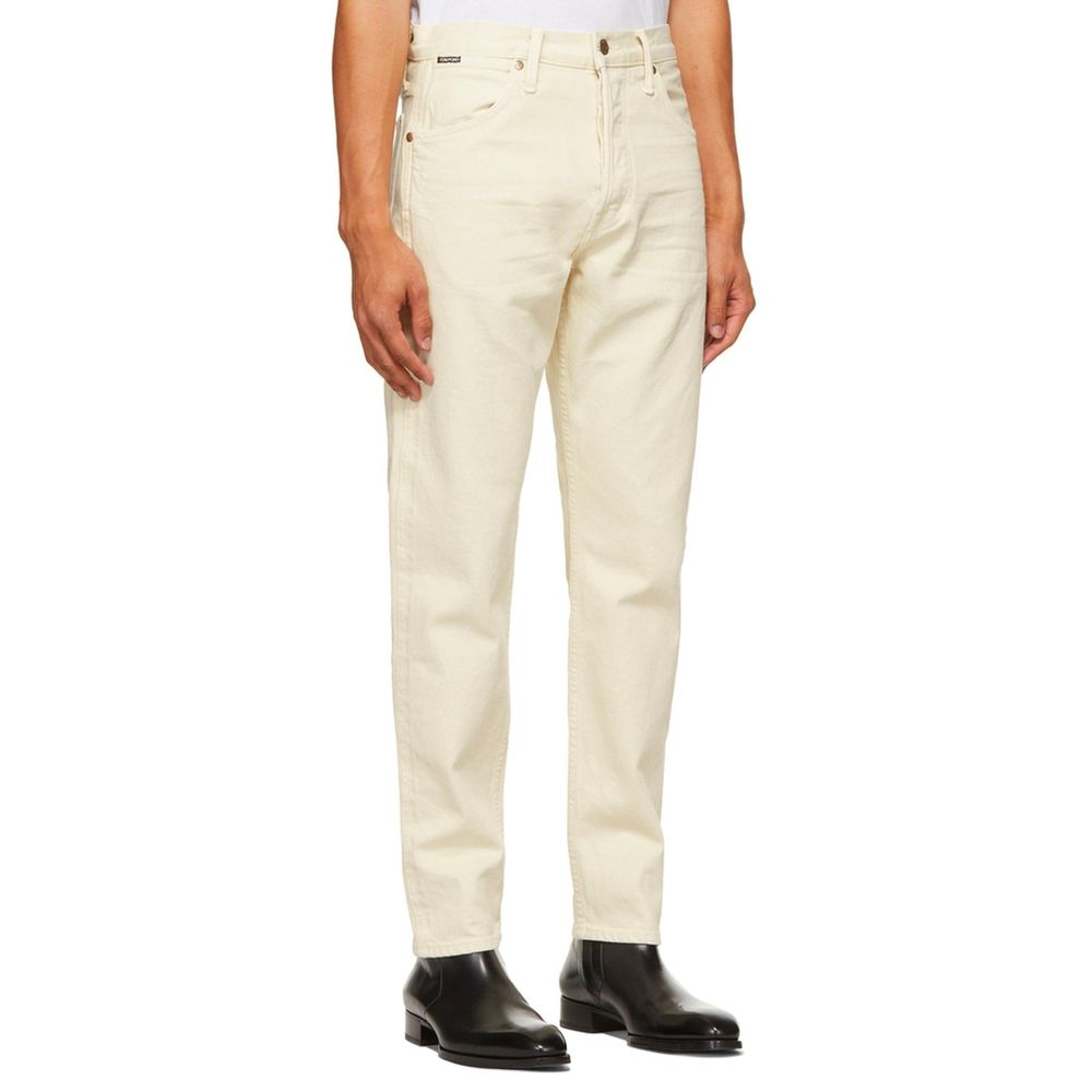White Cotton Jeans Denim