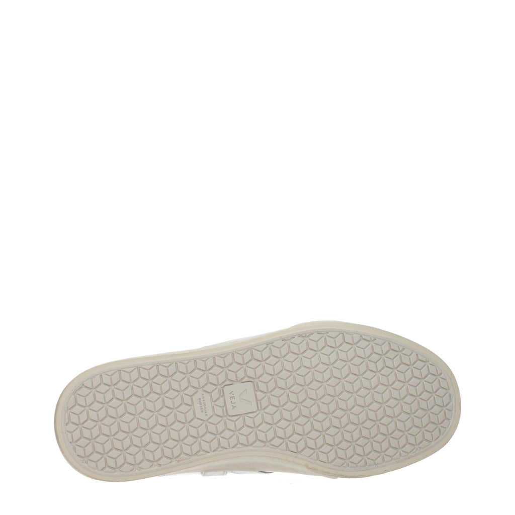 White Leather Low Top Sneakers