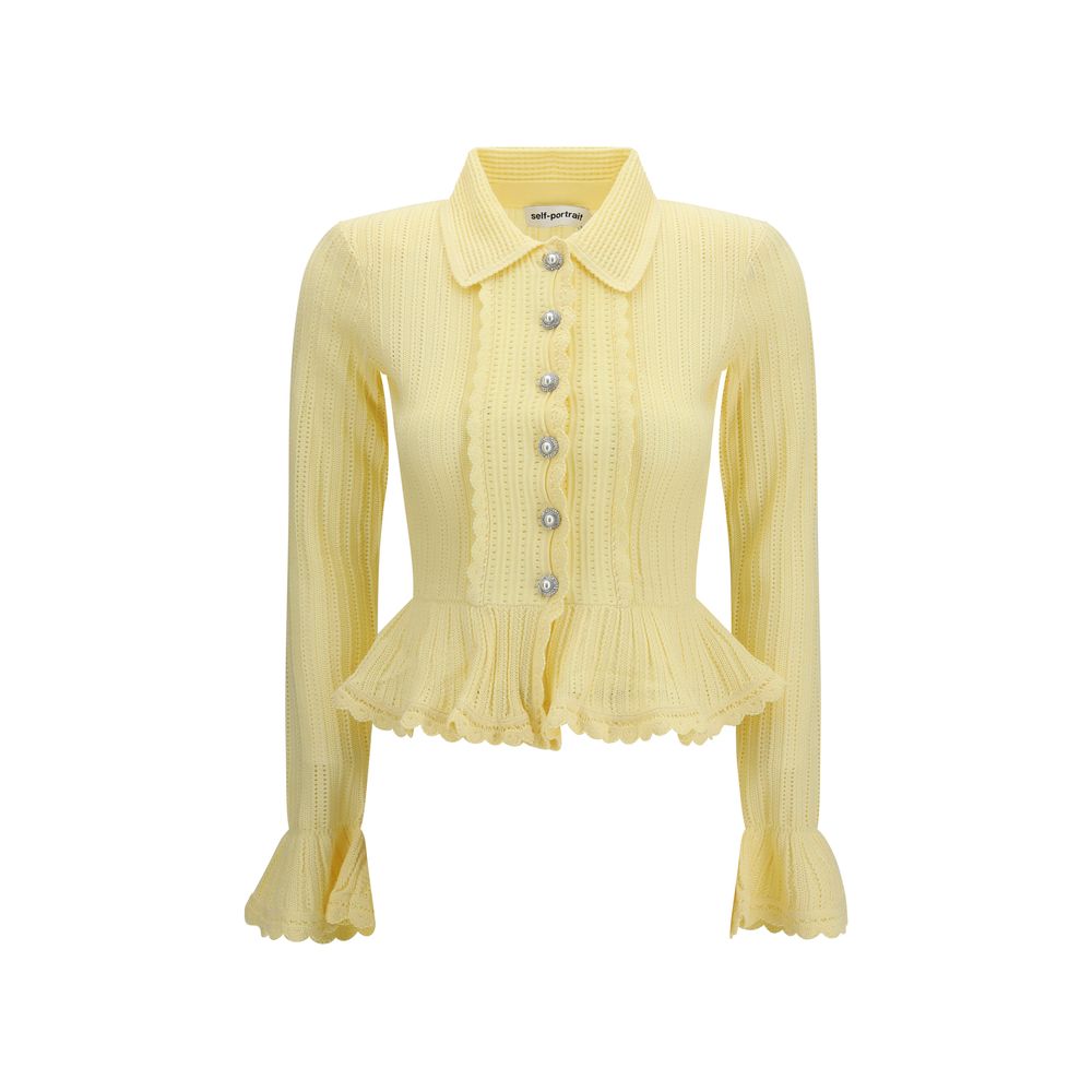 Bicolor Viscose Cardigan