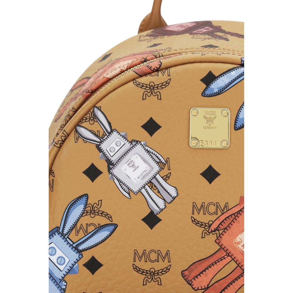 Beige Lamb Ovis Aries Aries Backpack