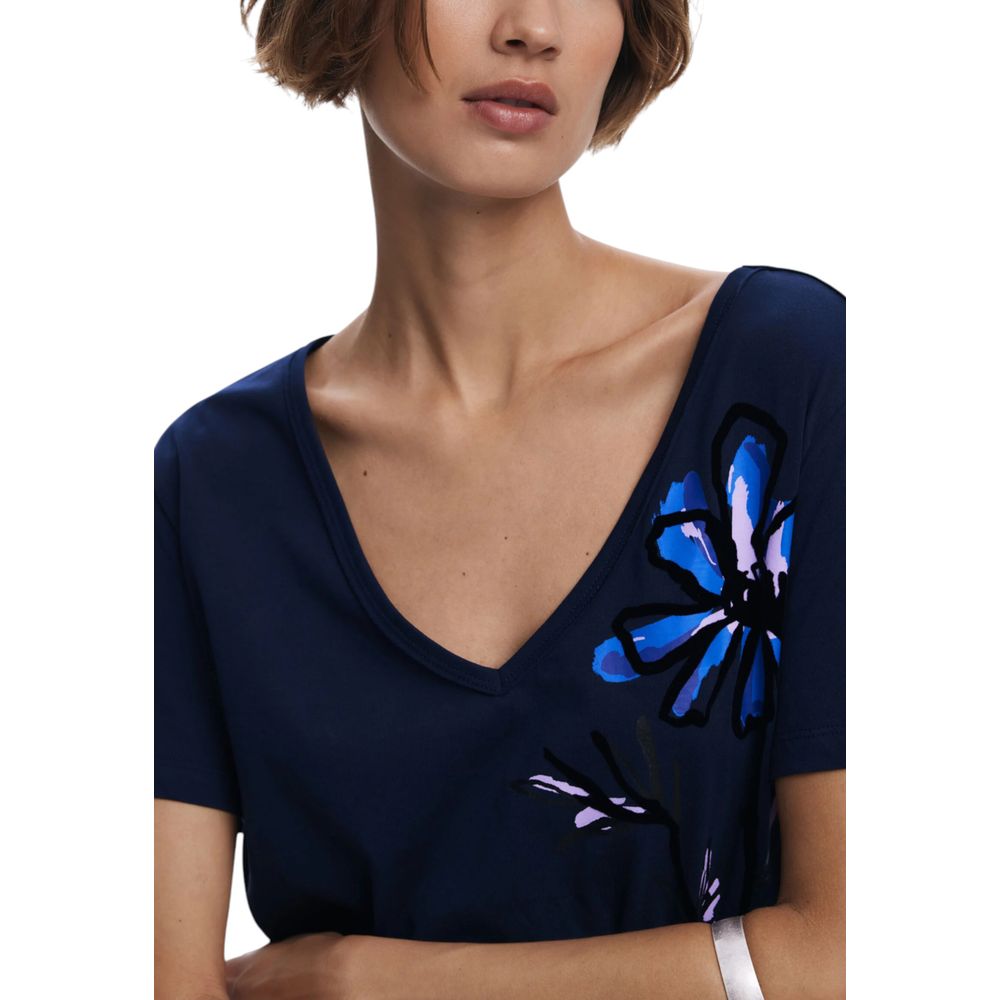 Blue Cotton T-Shirt