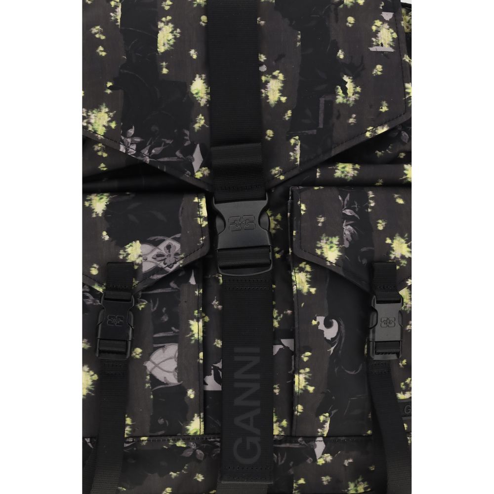 Multicolor Recycled Polyamide Backpack