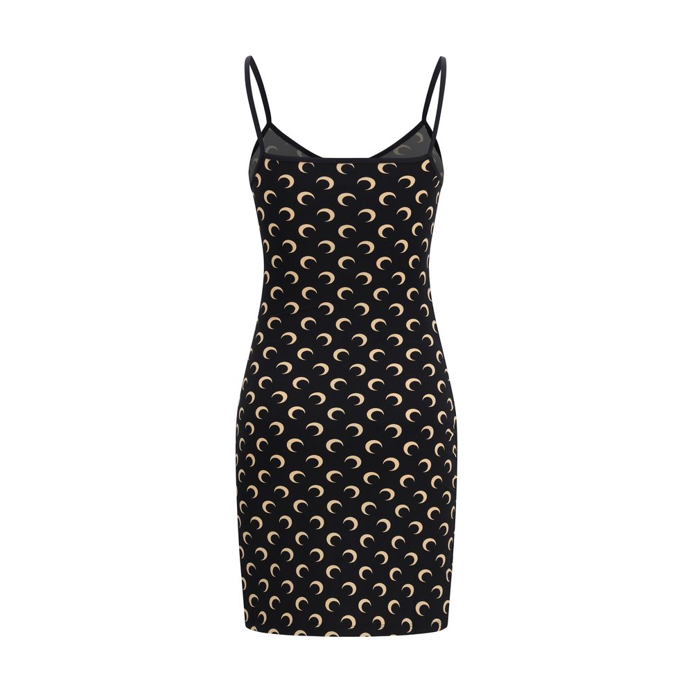 Black Polyamide Casual Dress