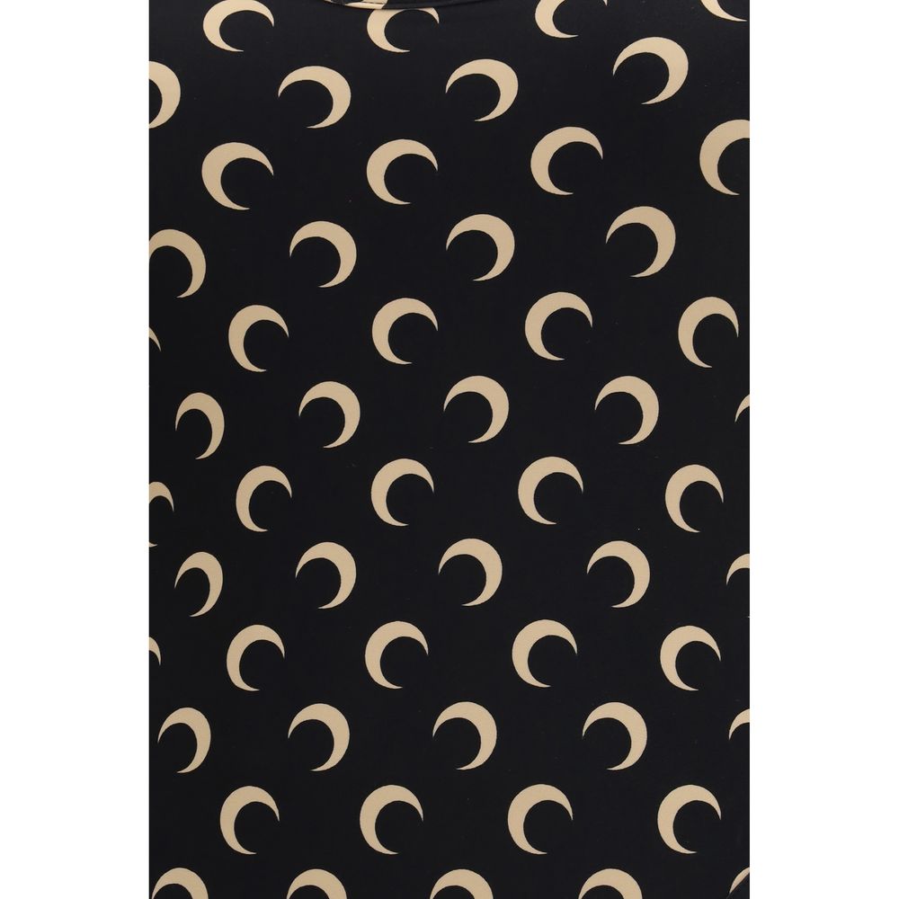 Black Polyamide One-Piece Swimsuit