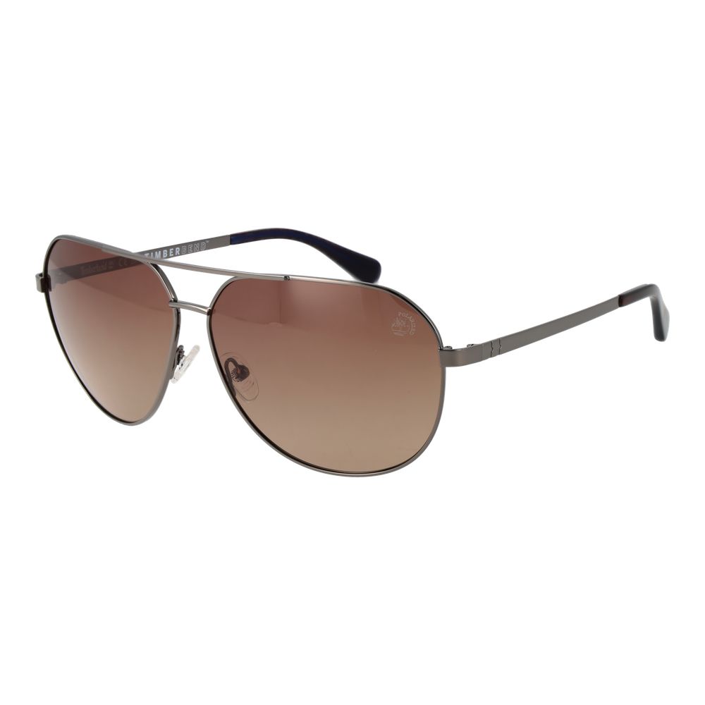 Gray Metal Sunglasses