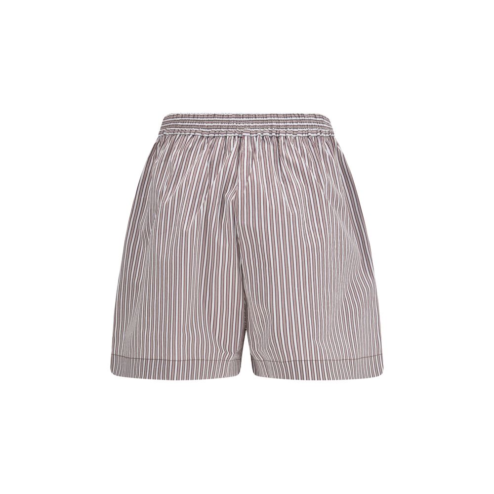 Multicolor Cotton Bermuda Shorts