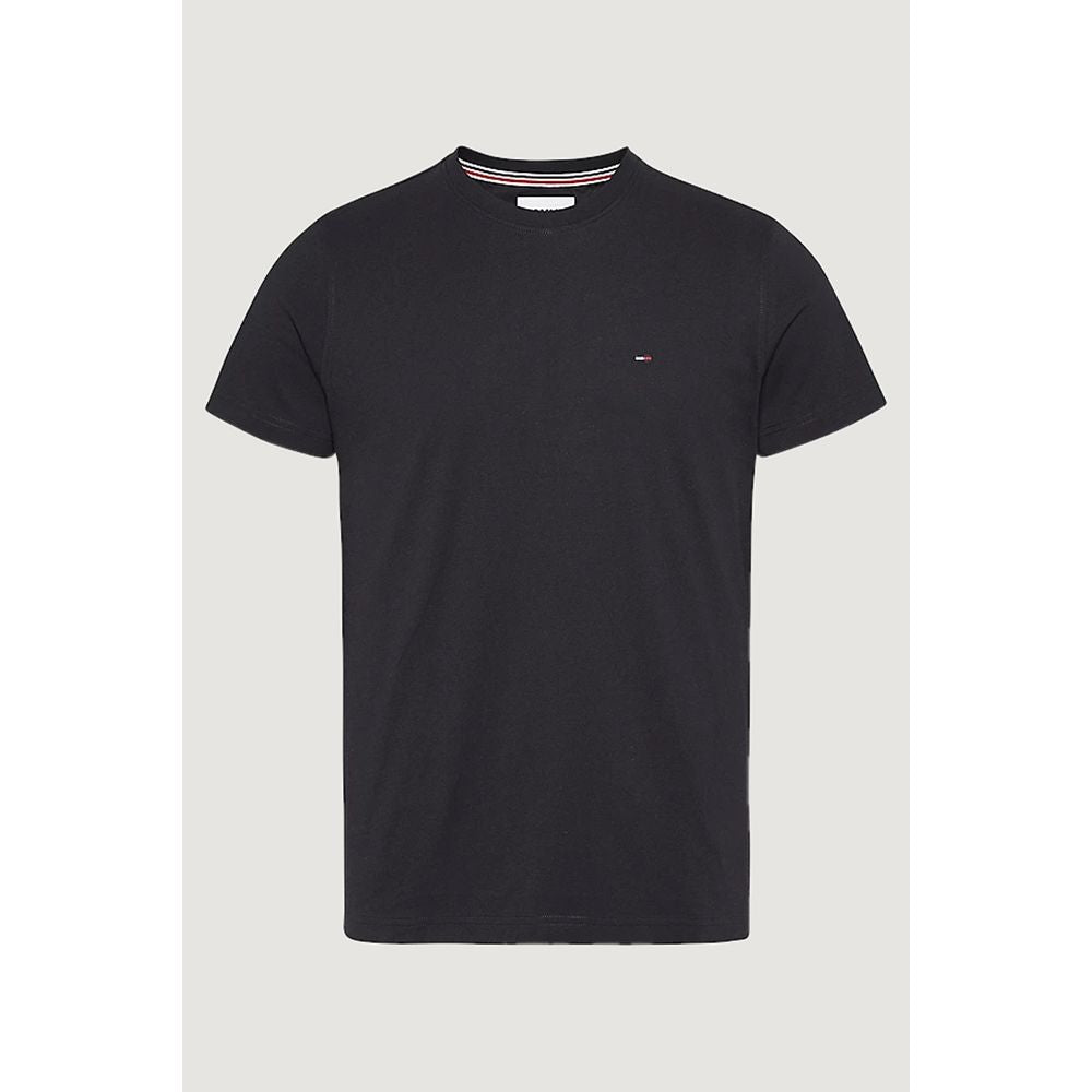 Black Cotton T-Shirt