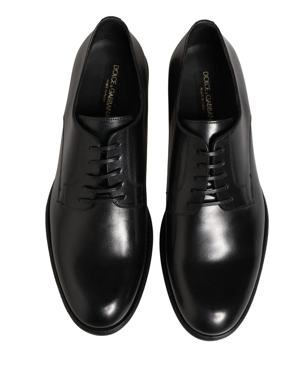 Black Calfskin Leather Derby Men Dress Shoes