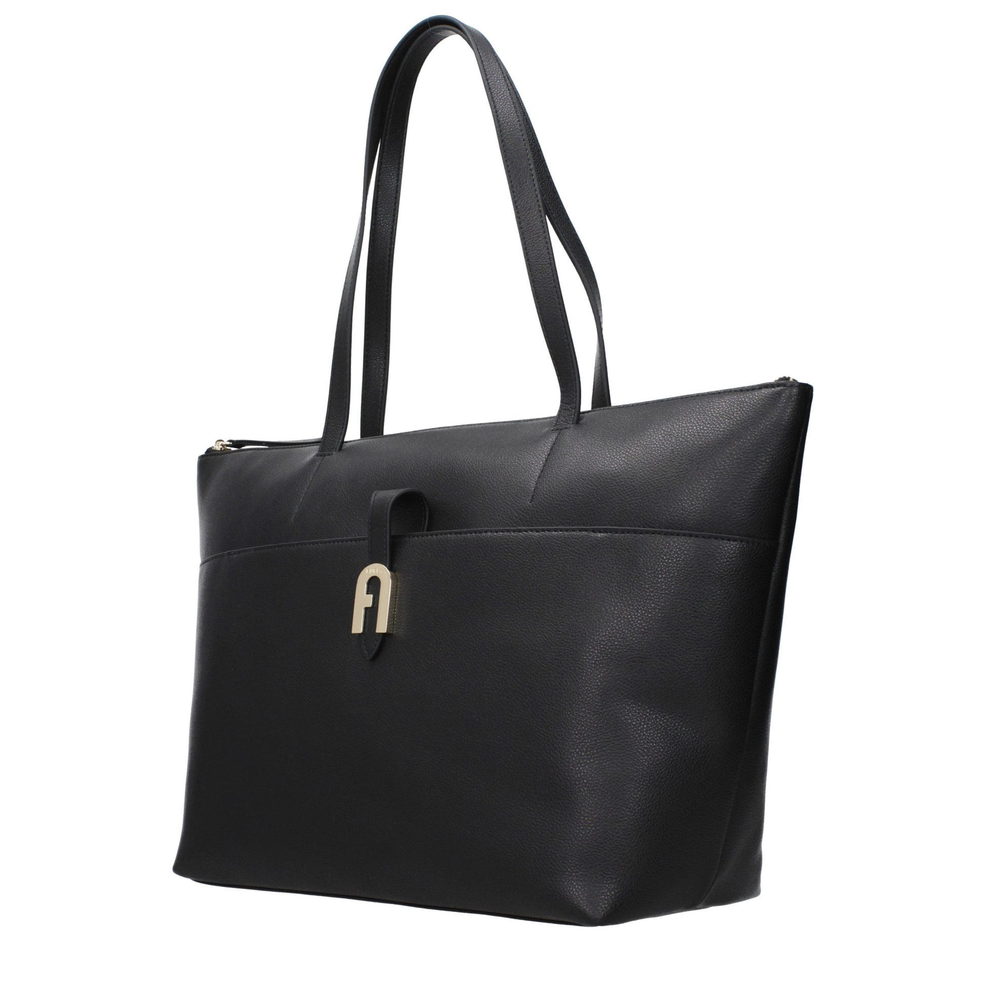 Black Leather Shoulder Bag