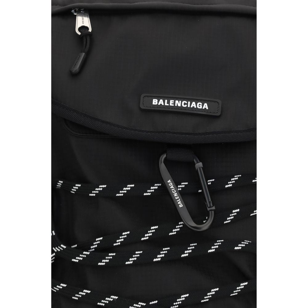 Black Nylon Backpack