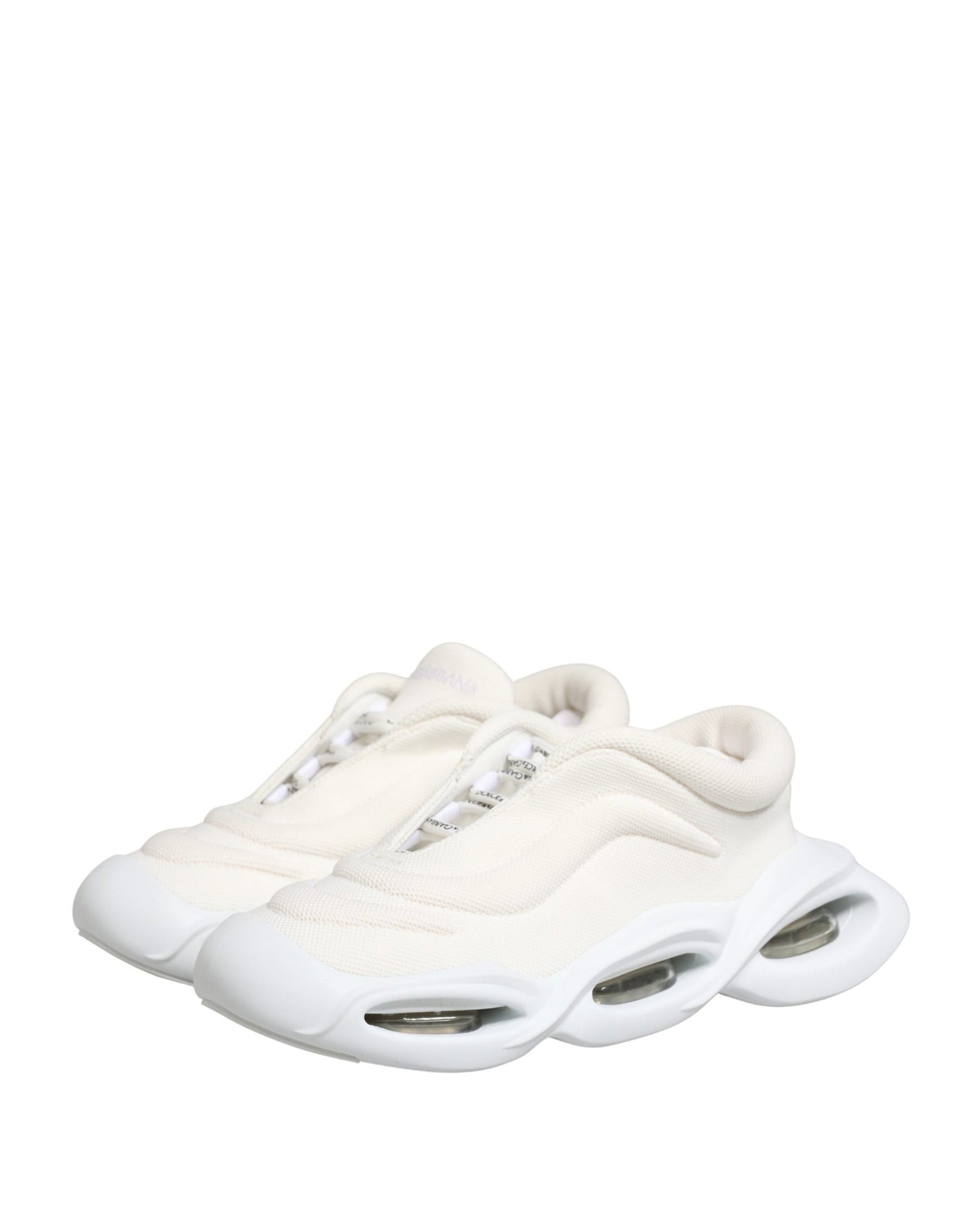White Slip On Wave LowTop Sneakers Shoes