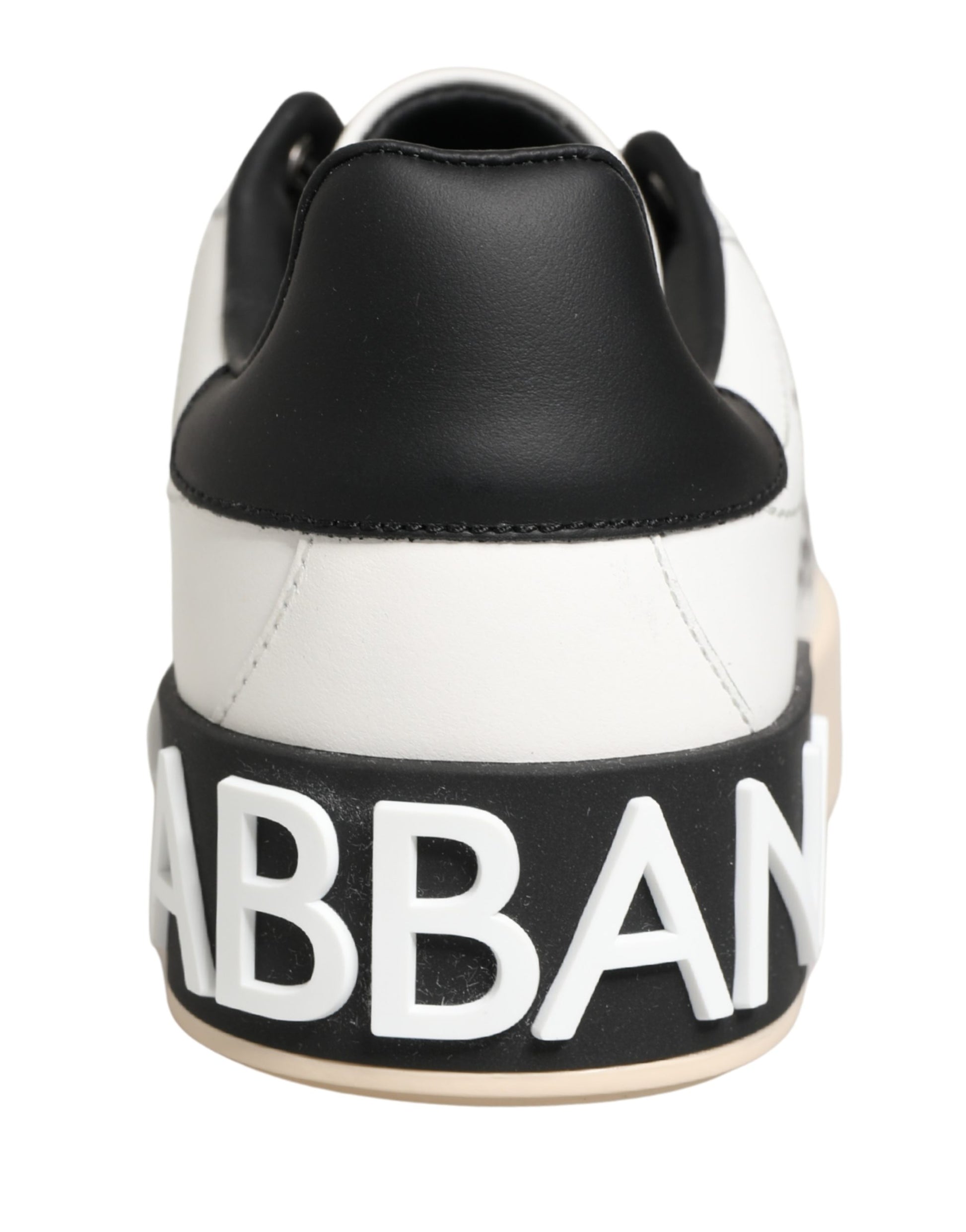 White Low Top Portofino Leather Sneakers Shoes