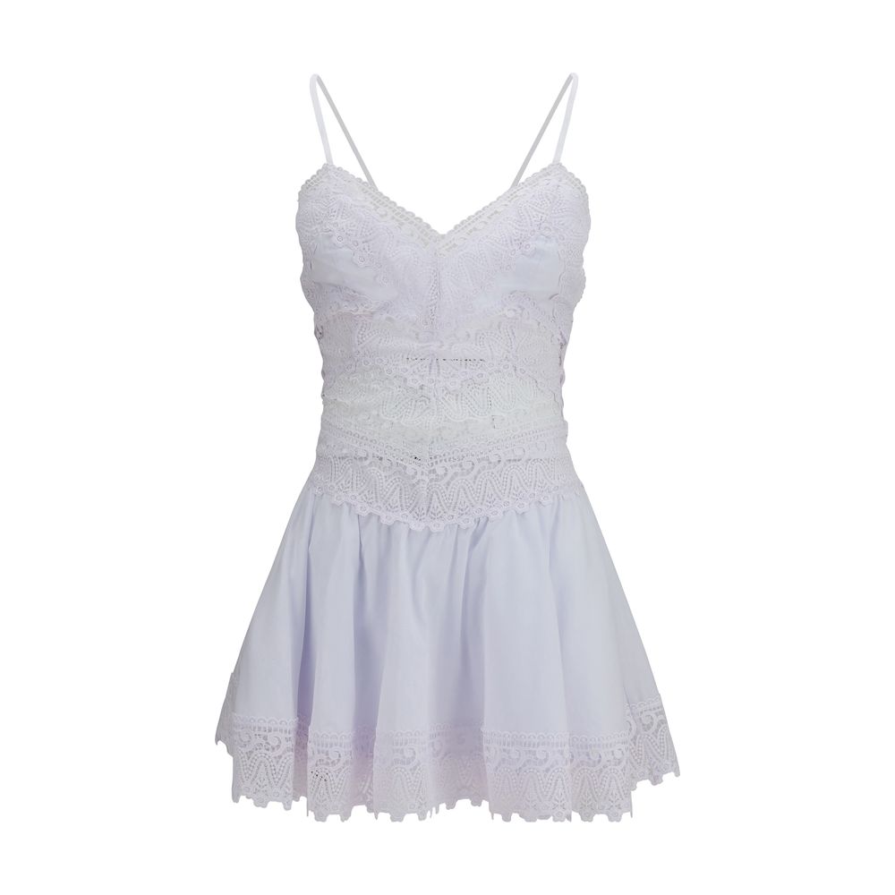 White Cotton Casual Dress