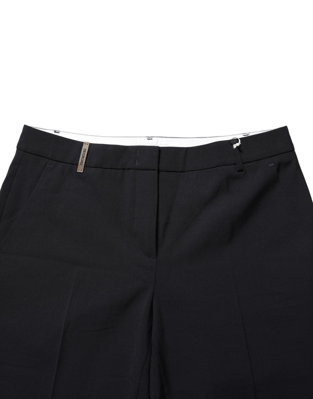 Black Skinny Mid Waist Chino Women Trouser Pants