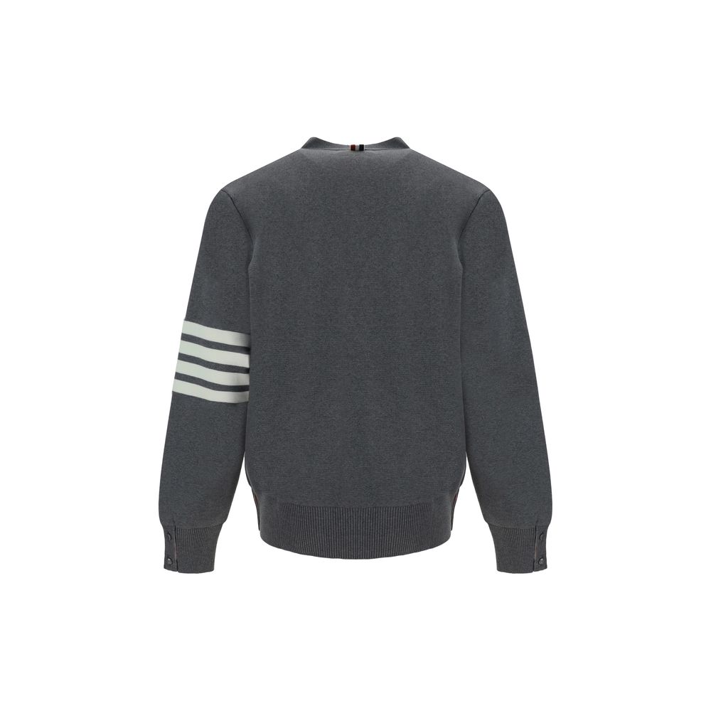 Gray Cotton Cardigan