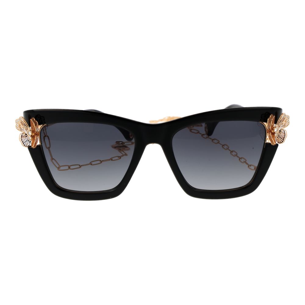Black Polyamide Sunglasses