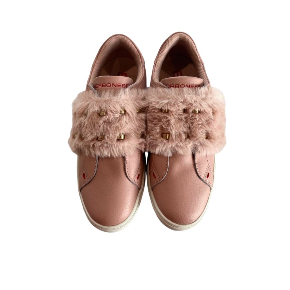 Pink Rubber Women Sneaker
