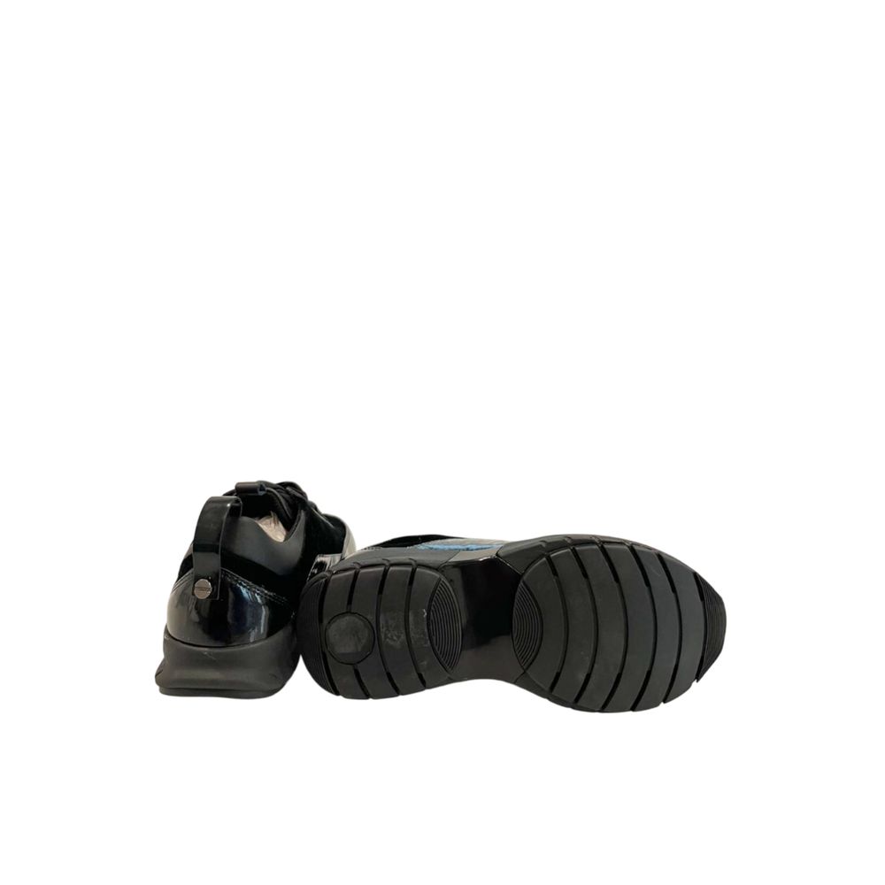 Black Fabric Women Sneaker