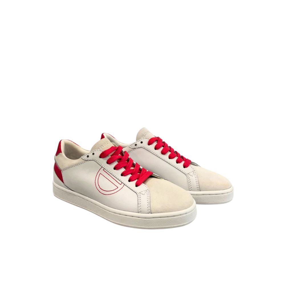 White Rubber Women Sneaker