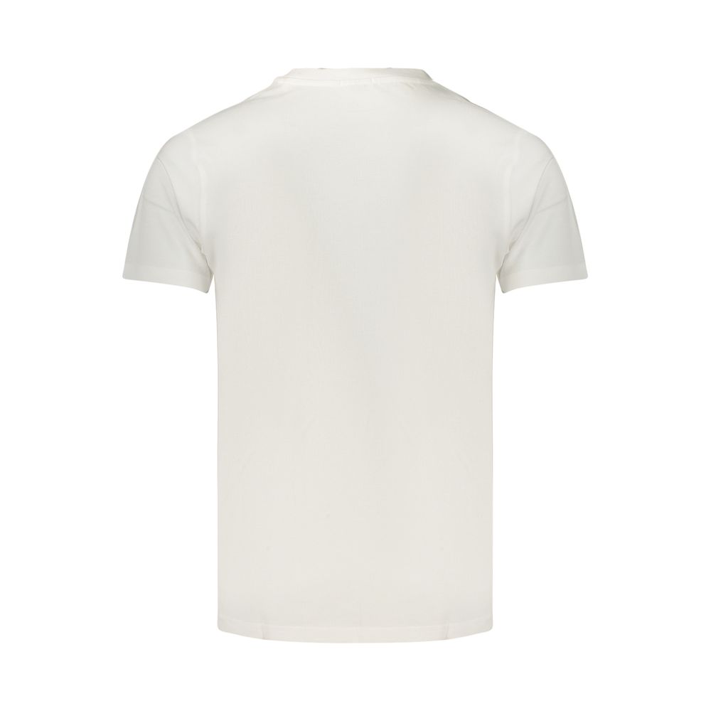 White Cotton Men's T-Shirt