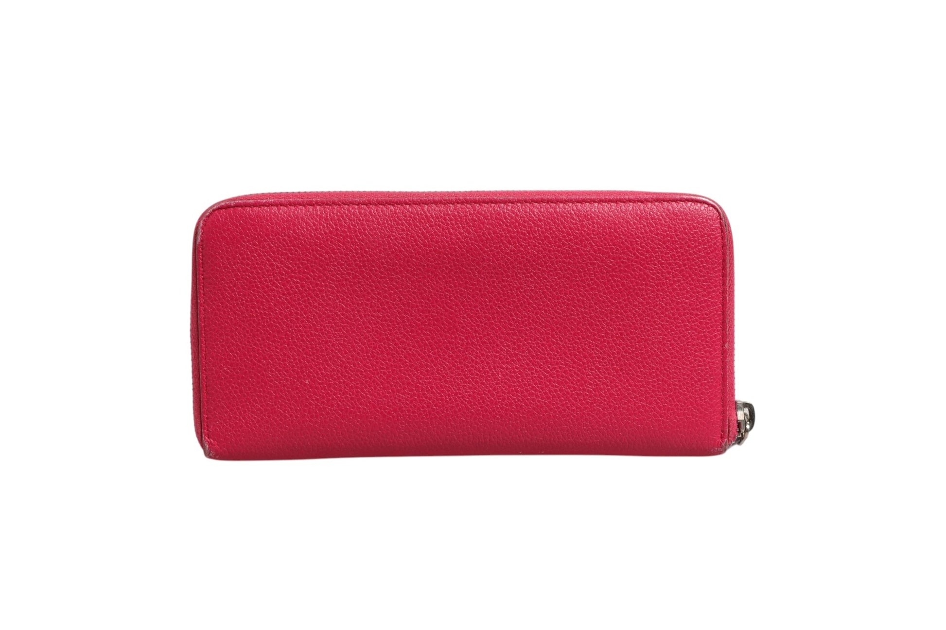 Magenta and Silver logo wallet