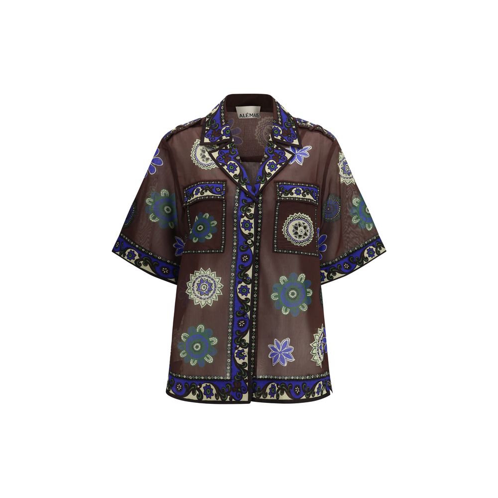 Brown Ramie Shirt