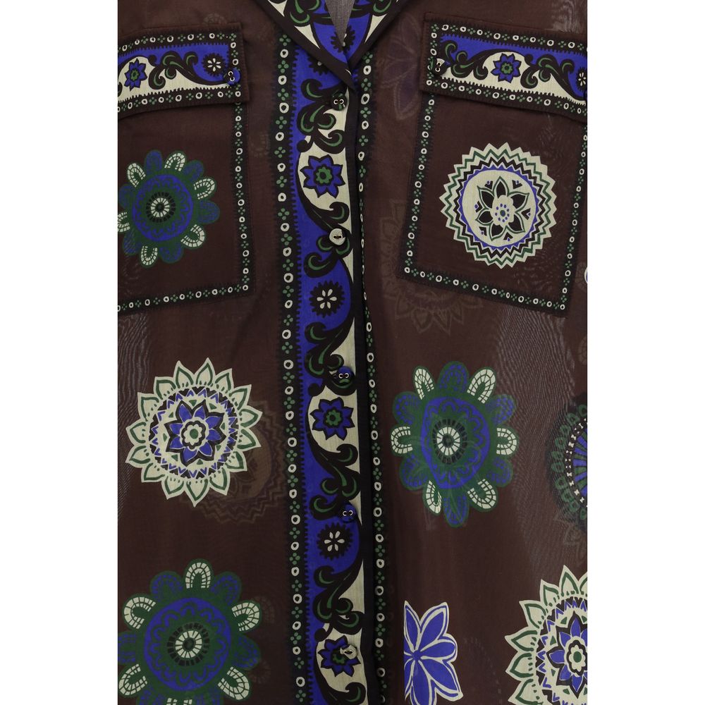 Brown Ramie Shirt
