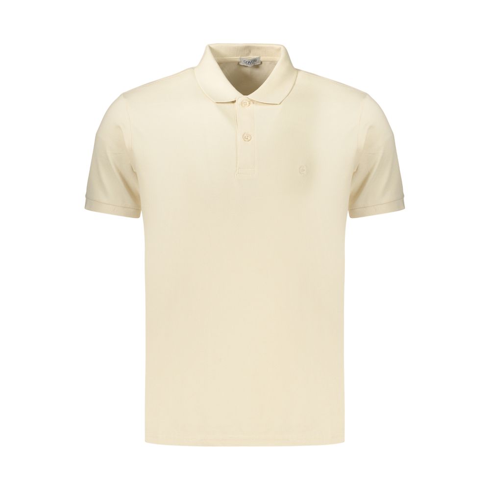 Beige Cotton Polo Shirt