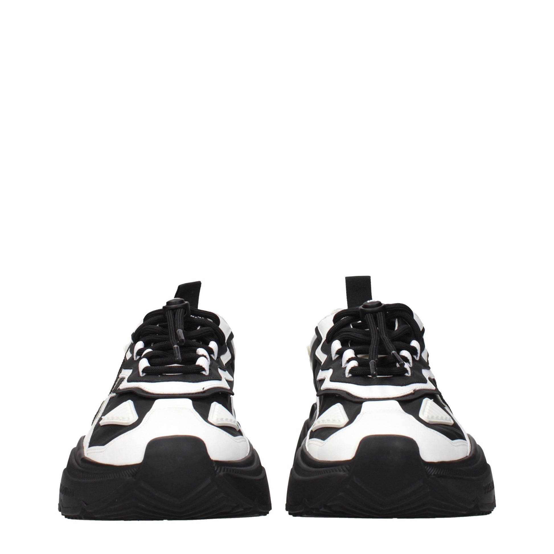 White Leather Chunky Sneakers