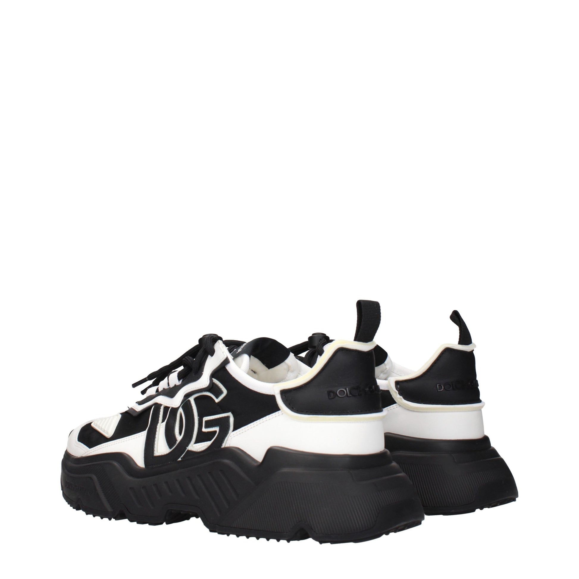 White Leather Chunky Sneakers