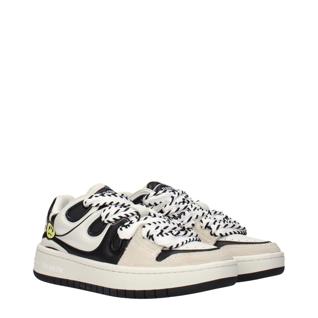 Beige Leather Sneakers