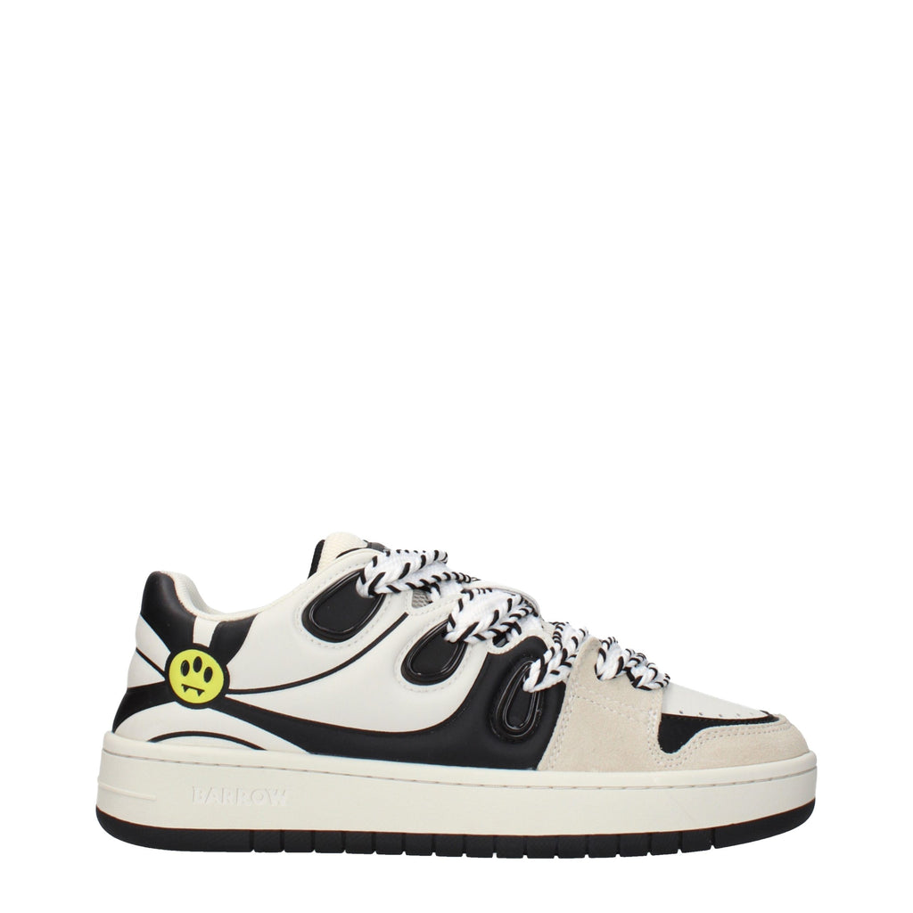 Beige Leather Low Top Sneakers