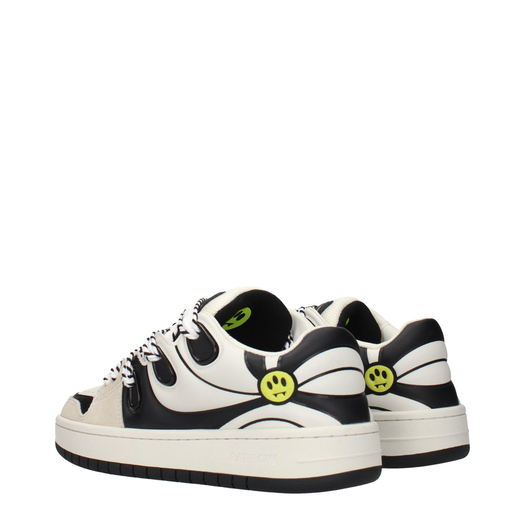 Beige Leather Low Top Sneakers