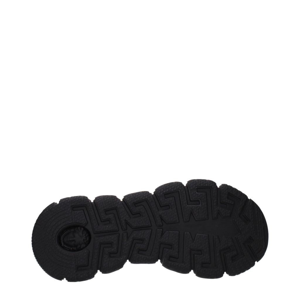 White Fabric Athletic Sneakers