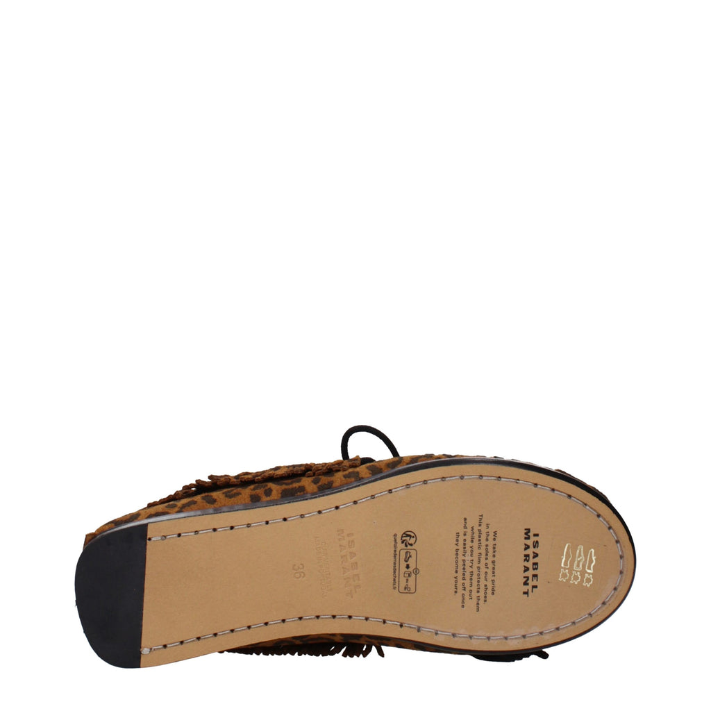 Brown Leather Slip-On Loafers