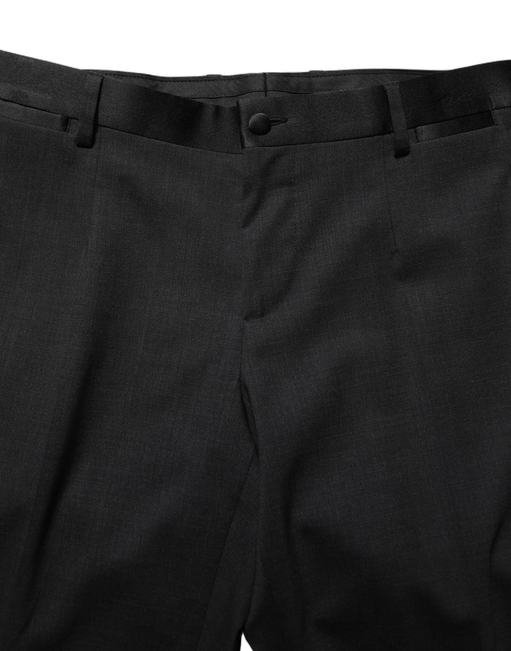 Black Cotton Dress Formal Men Trouser Pants