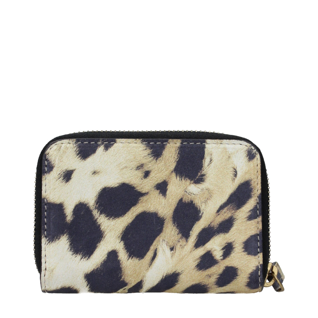 Beige Leather Wallet