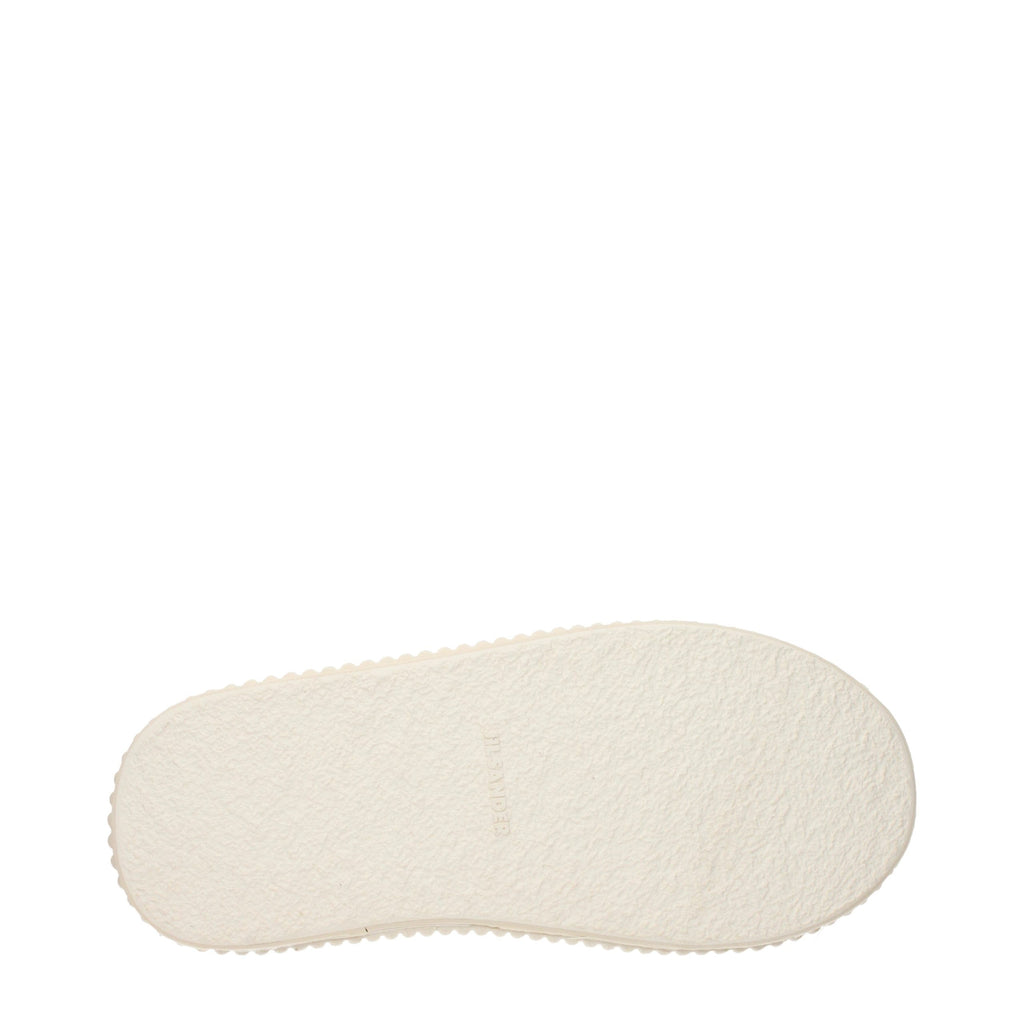 White Leather Platform Sneakers