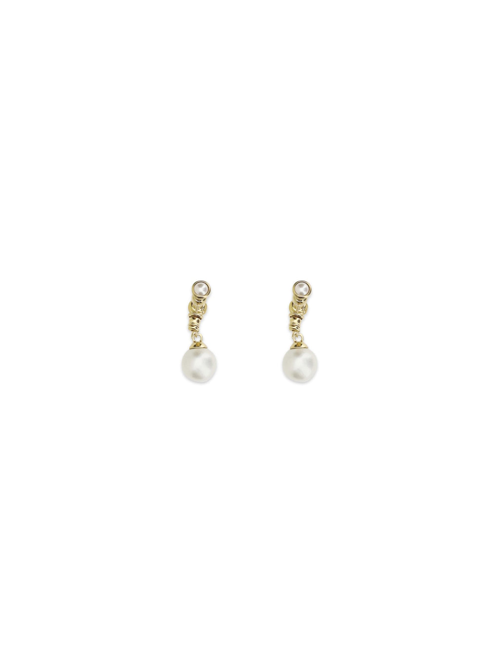 Gold Metal Earrings